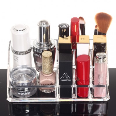 Acrylic Wholesale Plastic Drawer Lipstick Storage Cosmetic Box Set Makeup Organizer